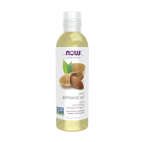 NOW Foods Sweet Almond Oil 100% Pure Moisturizing Body Oil 4 oz