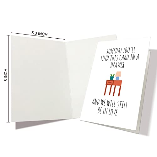 Funny Valentine's Day Card for Him/Her - Unique Anniversary Card
