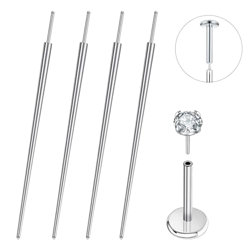 G23 Titanium Threadless Piercing Taper Insertion Tool Kit 4Pcs