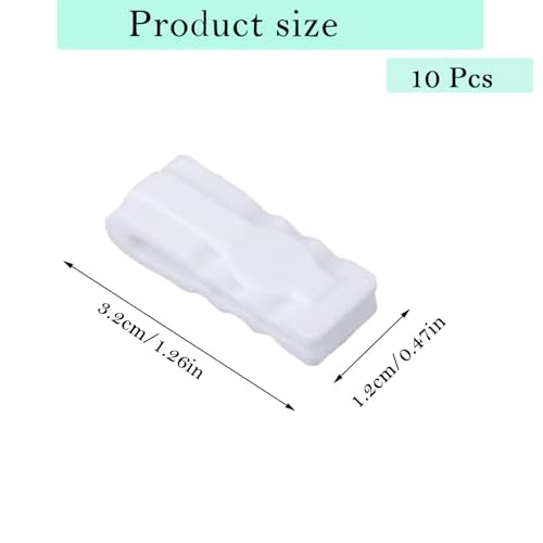 10-Pack Vacuum Storage Bag Clips for Clothes & Bedding