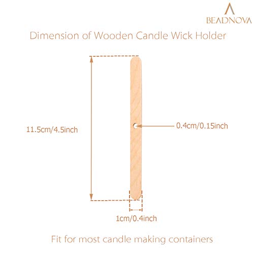 BEADNOVA 50 Pack Candle Wick Holders for DIY Candle Making