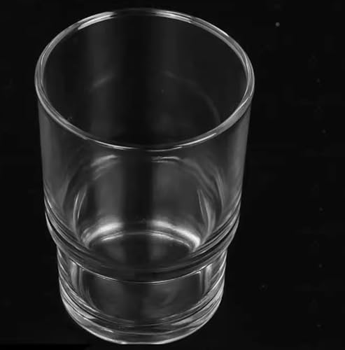 Transparent Bathroom Tumbler Cup for Toothbrush & Makeup Brushes