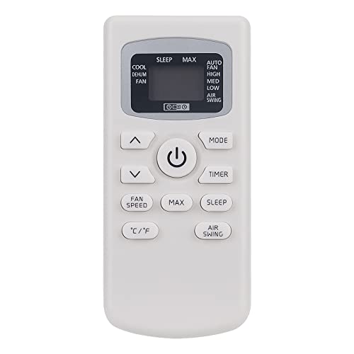 Replacement Remote Control for Black + Decker Portable AC Models BPACT12WT, BPACT14HWT, BPACT14WT, BPACT08WT, BPACT10WT
