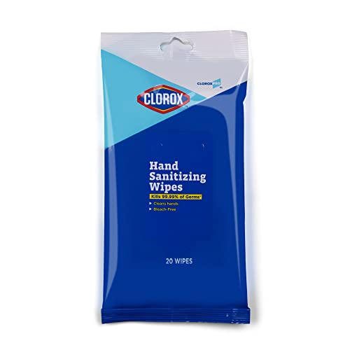 Clorox Pro Alcohol-Free Sanitizing Hand Wipes, BZK, 20 Count