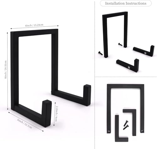 Vinyl Record Holder - 1 Piece Metal Display Stand for Albums