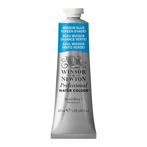 Winsor & Newton Professional Watercolor 37ml Tube - Winsor Blue Green Shade
