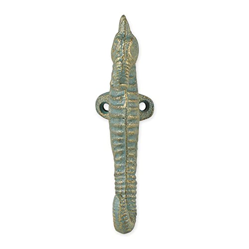 DII Cast Iron Collection Decorative Wall Hook Set, Seahorse Hook, 2 Count