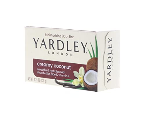 Yardley Bar Soap Creamy Coconut 4.25 oz