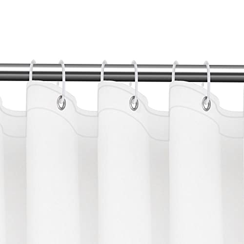 FGY Waterproof PEVA Shower Curtain Liner 72" x 72" - White