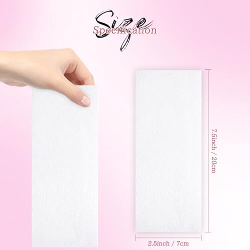 Roadtofree 30 Pcs Non-Woven Hair Removal Wax Strips for Body and Face