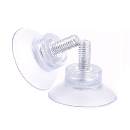 10 Pcs M8 Rubber Suction Cup Screws with 35mm Pads for Glass