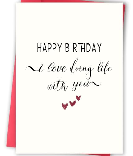 Romantic Birthday Card for Him or Her - FANCYLUCKY