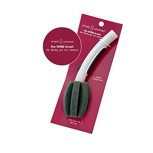 Replacement Sponge Heads for Wine Glass Cleaning Brush - 2 Pack
