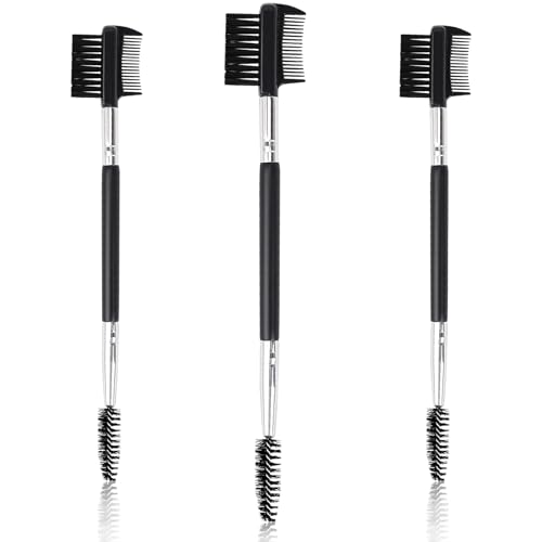 Kootinn 3-Head Eyebrow & Eyelash Shaper - Makeup Grooming Tool with Spoolies