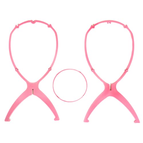 SheaSculpt Foldable Portable Wig Stand for Travel and Display