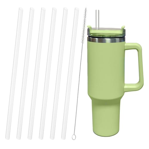 KUWSEIY Replacement Straws for Stanley 40 oz & 30 oz Tumblers, 6-Pack