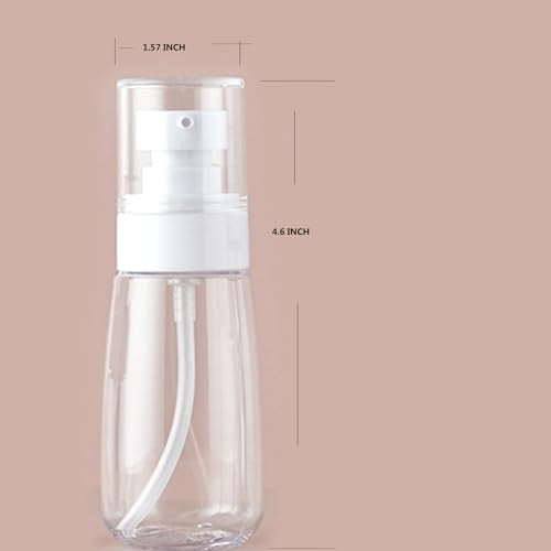 Travel Spray Bottle 60ml 2 Pack TSA Approved Fine Mist Container