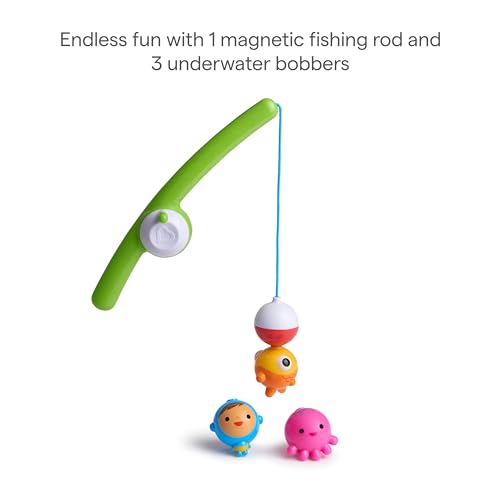 Munchkin Fishin' Magnetic Bath Toy Set for Toddlers - 4pc