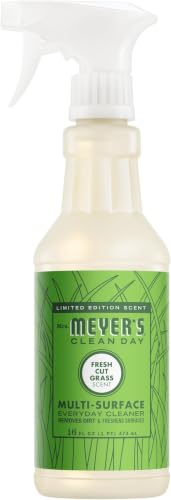 Mrs. Meyer's Multi-Surface Everyday Cleaner, Fresh Cut Grass, 16oz (6-Pack)