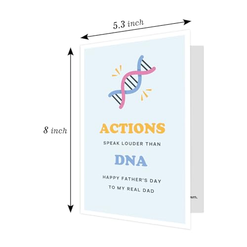 Heartfelt DNA Father's Day Card for Stepdad | Ogeby