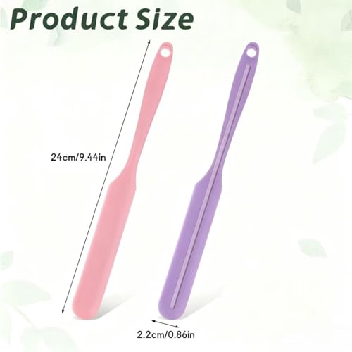 Heat-Resistant Silicone Spatula & Dough Scraper Set
