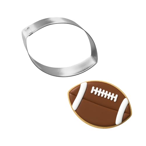 Football Cookie Cutter Set 4 Pc - Foose - Silver Variation