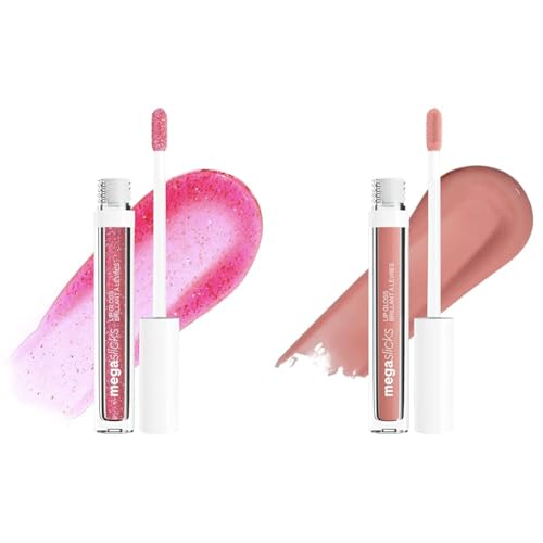 wet n wild Mega Slicks Lip Gloss Bundle - Crushed Grapes & Love Language