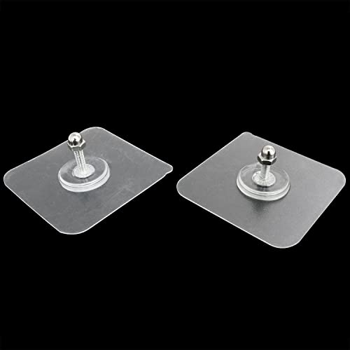 12PCS Adhesive Suction Stickers for No-Drill Bathroom Shelves