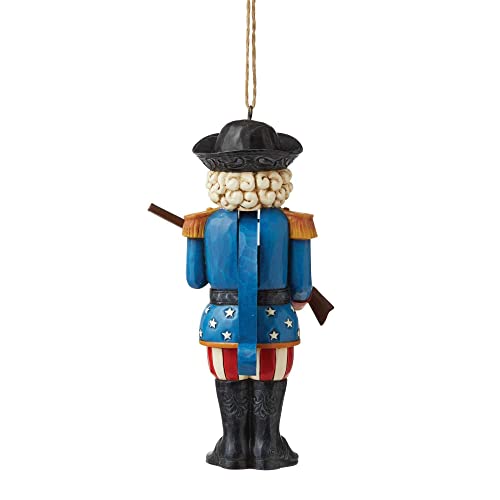 Enesco Jim Shore Heartwood Creek American Nutcracker Hanging Ornament