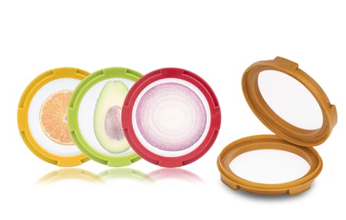 Ortarco 4-Piece Onion & Avocado Food Saver Set - BPA-Free Fresh Keepers
