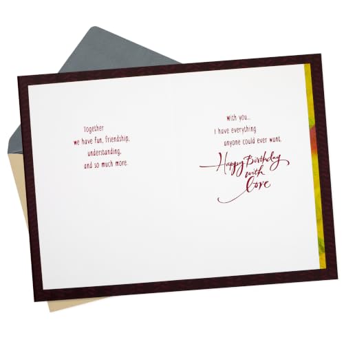 Hallmark Birthday Card for Husband or Boyfriend - For the Man I Love