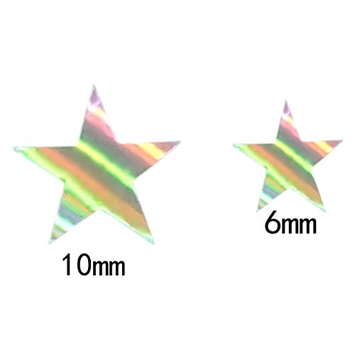 Silver Twinkle Stars Confetti - 60g Metallic Table Decoration