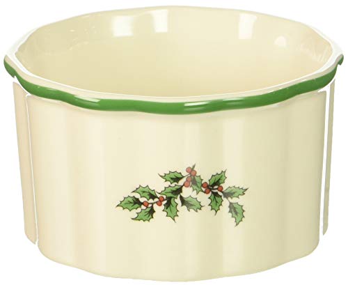 Set of 2 Christmas Tree Porcelain Ramekins - Holiday Dessert & Serving Bowls