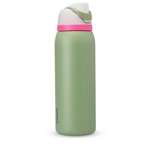 Neon Sage 32oz Owala FreeSip Stainless Steel Water Bottle