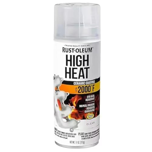 Rust-Oleum High Heat Ceramic Spray Paint, Clear, 11 oz