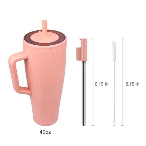 KLOWOAH Replacement Straws for Brumate Era 40 oz Tumbler - Assorted 4-Pack