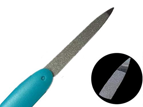 Sinen Metal Folding Nail Files Stainless Steel 3-Piece Set