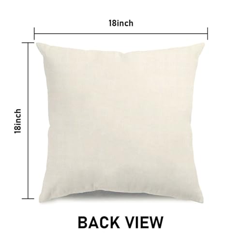 Valentine's Day Throw Pillow Covers 18x18 - Set of 4 Heart Candy Designs