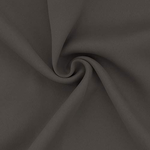 Easy-Going Blackout Curtains, Thermal Grommet Drapes, Taupe 52x46 (2 Panels)