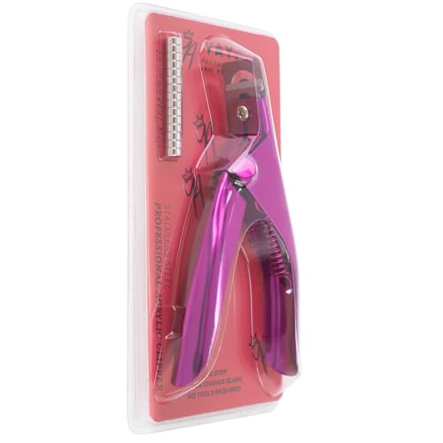 Yaya Acrylic False Nail Clipper with Length Measurement Magnets