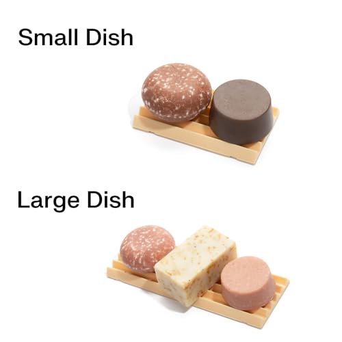 The Earthling Co. 4.75-Inch Silicone Self-Draining Soap Dish - Prevent Mushy Bars