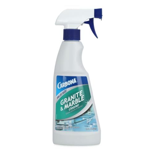 Carbona Granite & Marble Cleaner, Non-Abrasive Stone Polish, 16.8 Fl Oz
