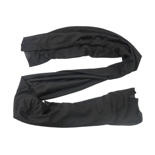 Evolve Black Wrap Scarf - Lightweight Anti-Frizz Hair & Fashion Accessory