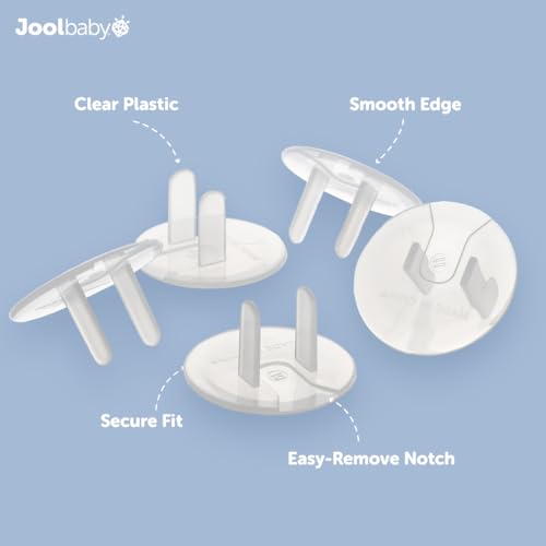 Jool Baby Outlet Covers (32 Pack) - Child Safety Plug Protectors
