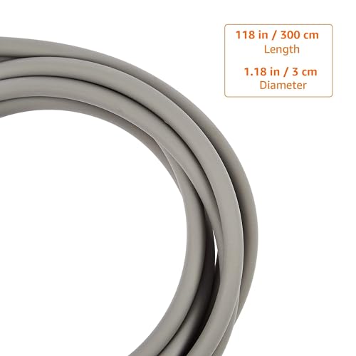 Amazon Basics Adjustable Jump Rope for Cardio Workout - Grey, 118 Inches