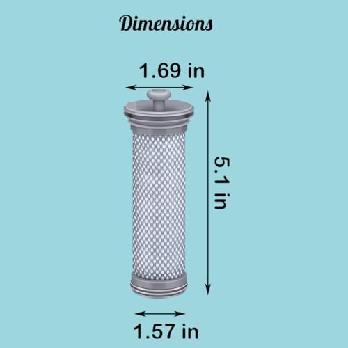 2-Pack A10 Replacement Filters for Tineco A10/A11 Vacuum Cleaners
