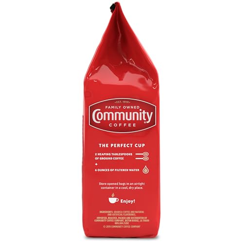 Community Coffee French Vanilla Ground Coffee, Medium Roast, 12 oz