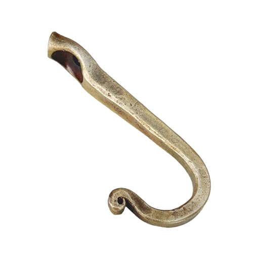 Living Ideas Hand Forged Iron Wall Hook - Rustic Farmhouse Coat & Towel Rack