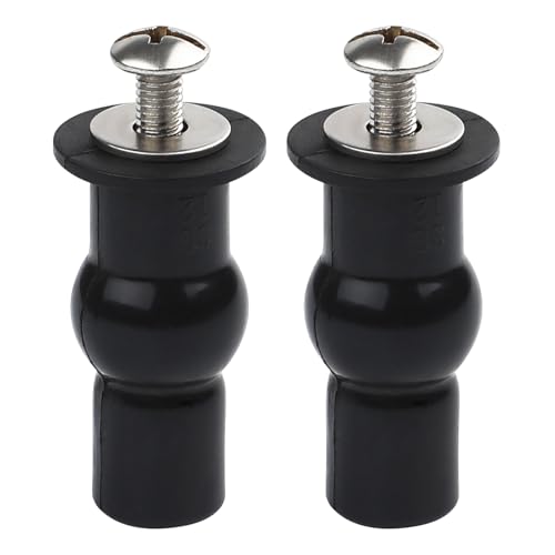 Universal Toilet Seat Bolts Replacement Kit - Stainless Steel & Rubber Hardware