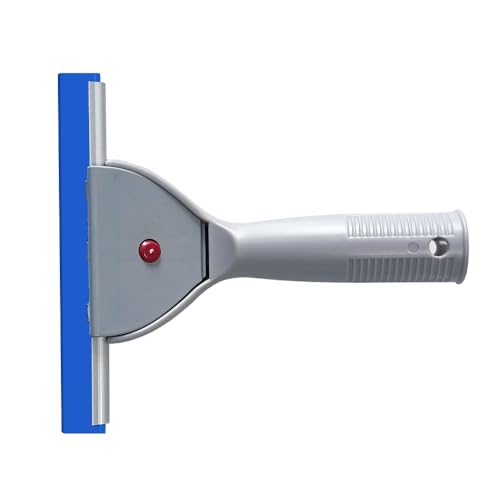 CNGZSY 6IN/15CM Blue Window Glass Cleaning Squeegee Rubber Scraper